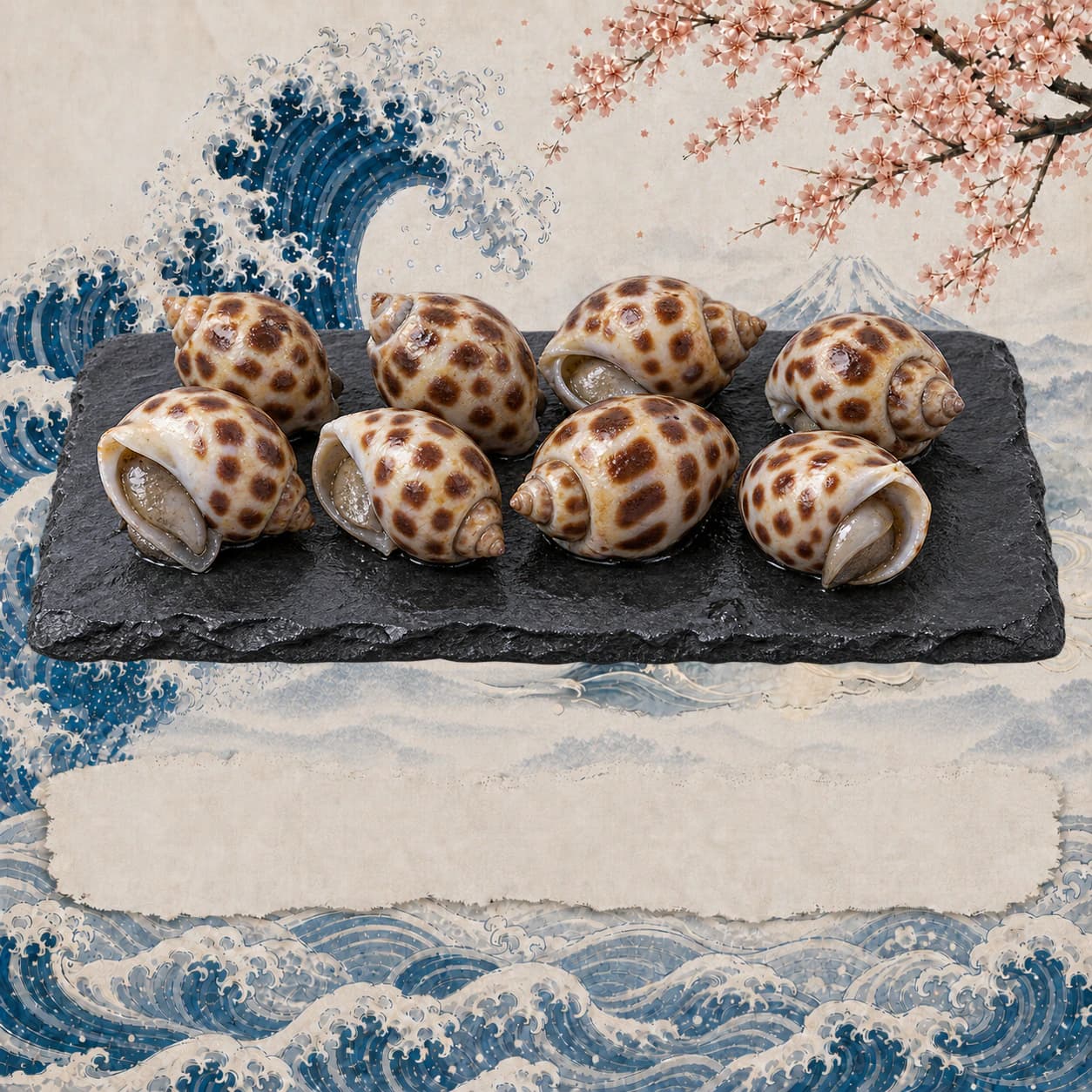 Live Tiger Snails, 活花螺