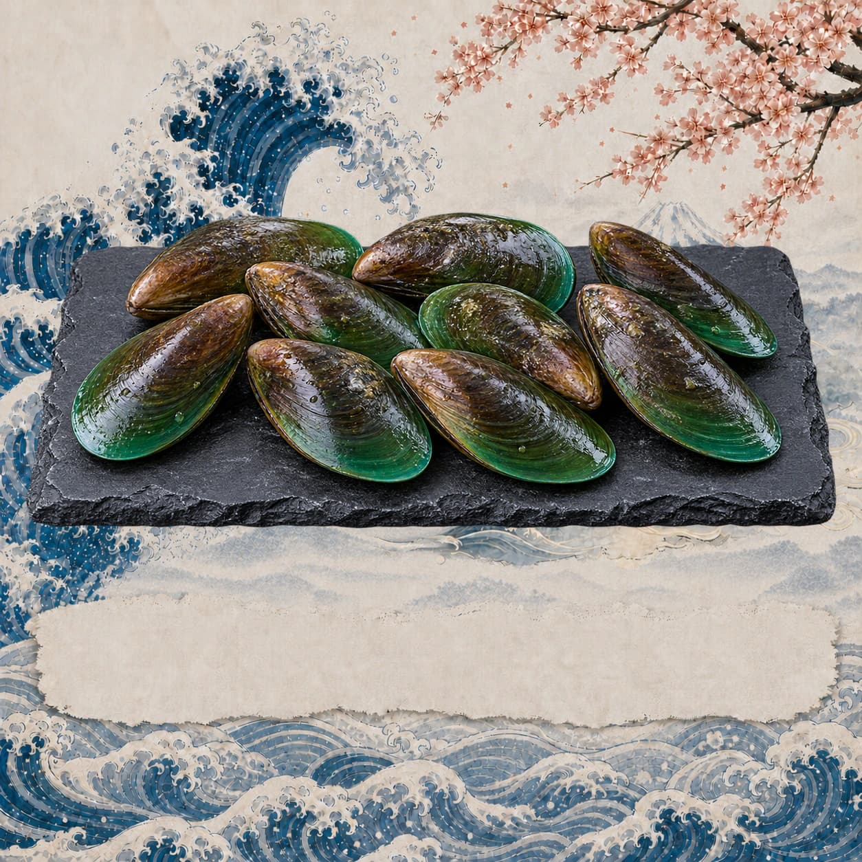 Live Green Mussels, 活青口